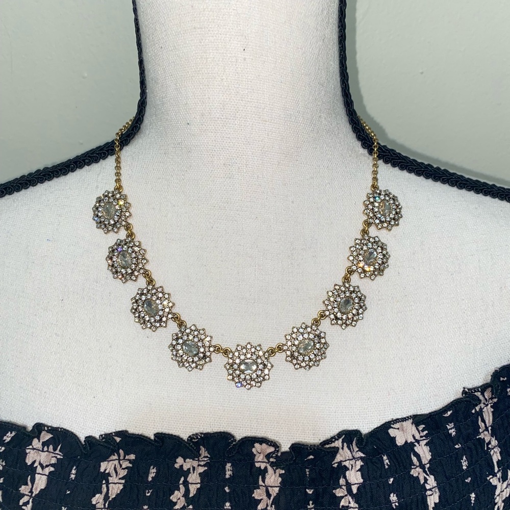 Gold J. Crew Statement Necklace